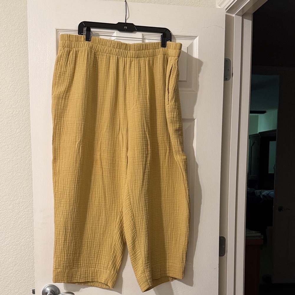 Madewell lightspun tapered Huston crop pants